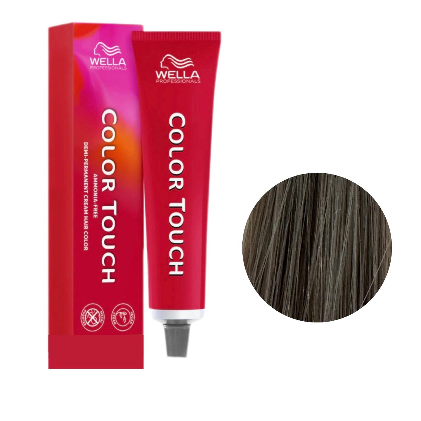 Colore Per Capelli Senza Ammoniaca Color Touch N. 7/89 Biondo Medio Perla Cendrè Wella Professionals 60ml