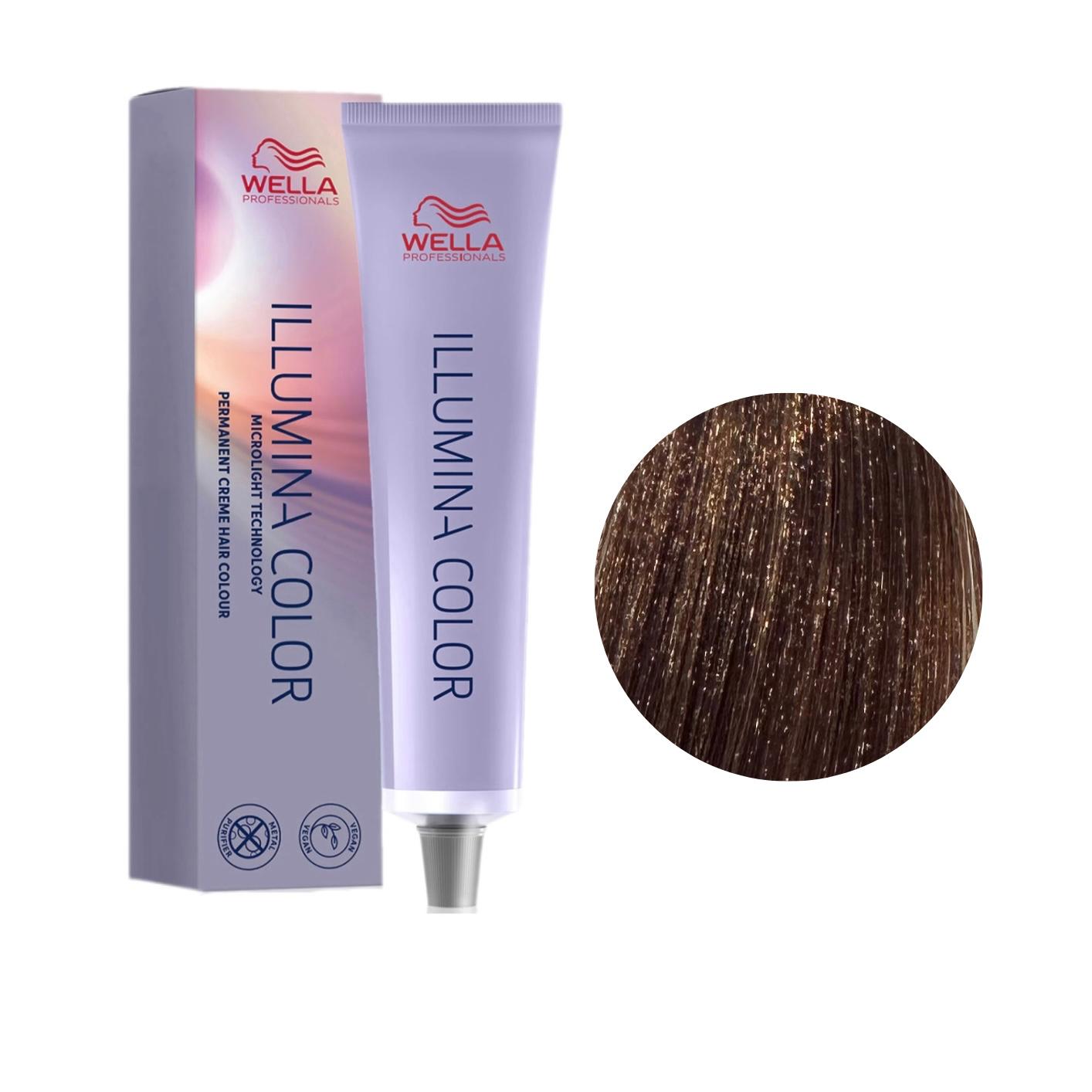 Colore Capelli N. 5/43 Castano Chiaro Rame Dorato Illumina Color Wella Professionals 60ml