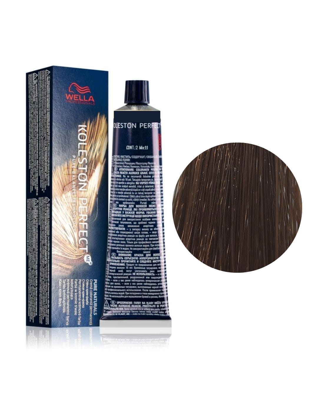 Colore Capelli Con Ammoniaca Koleston N.4/00 Castano Medio Naturale Wella Professional 60ml